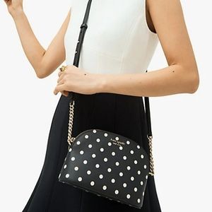 Kate Spade Spencer Cabana dot small dome crossbody